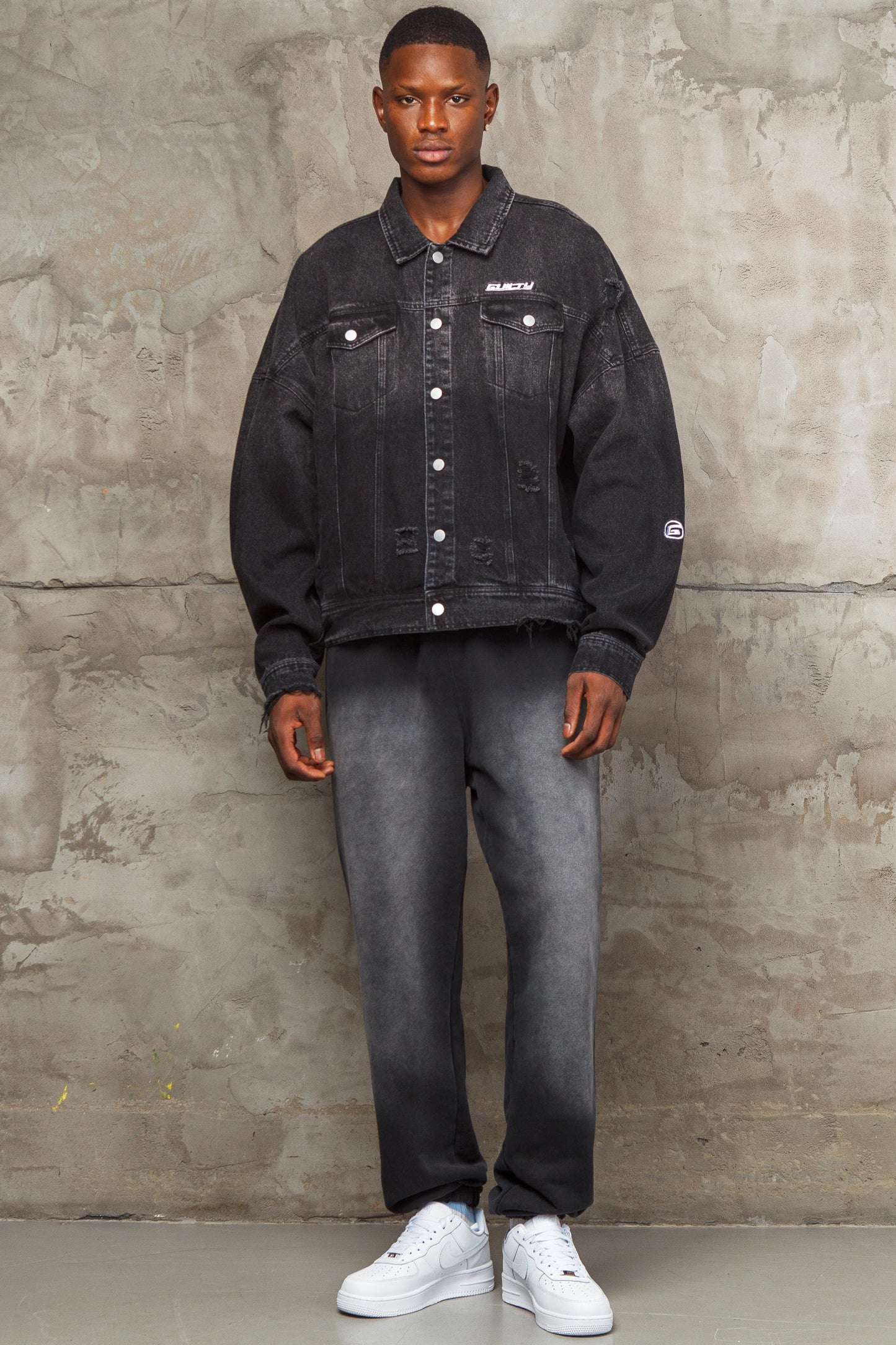 Distressed Denim Jacket