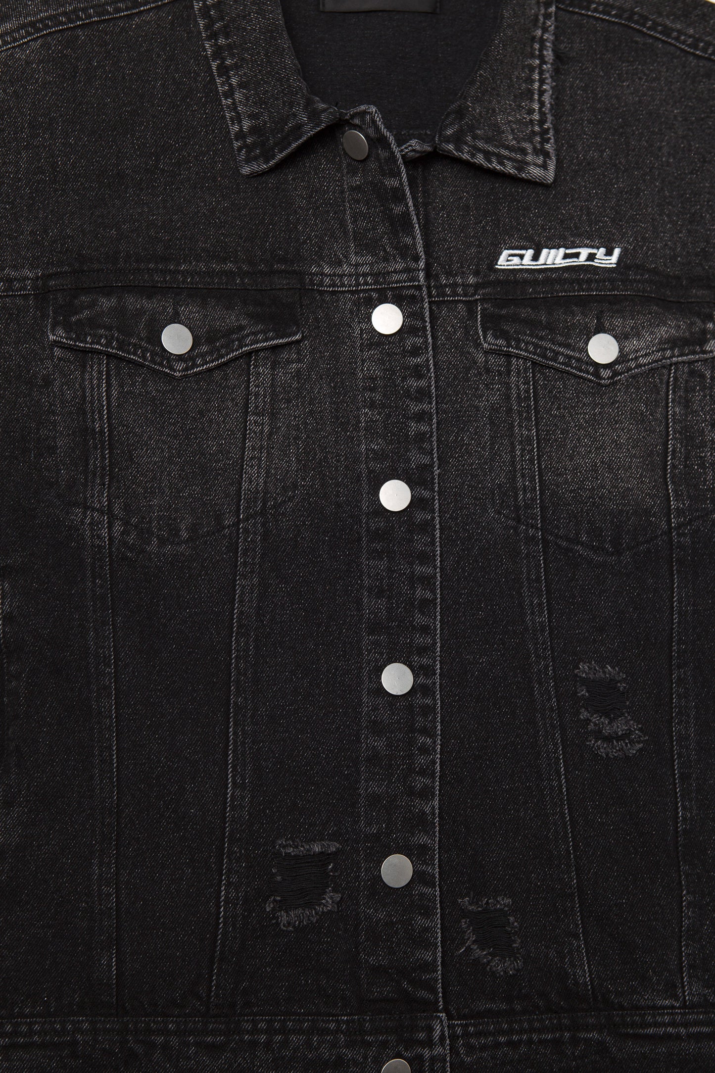 Distressed Denim Jacket