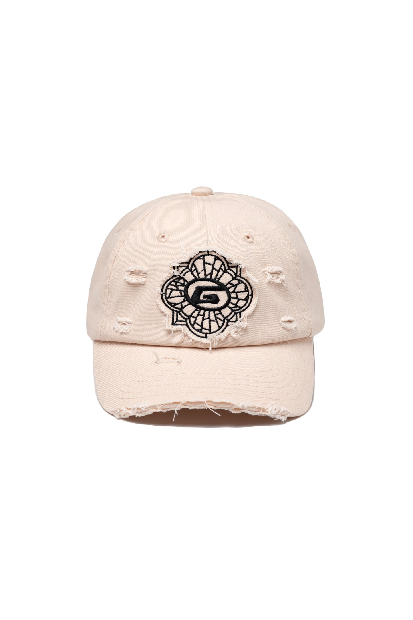 Black flower cap (unisex)