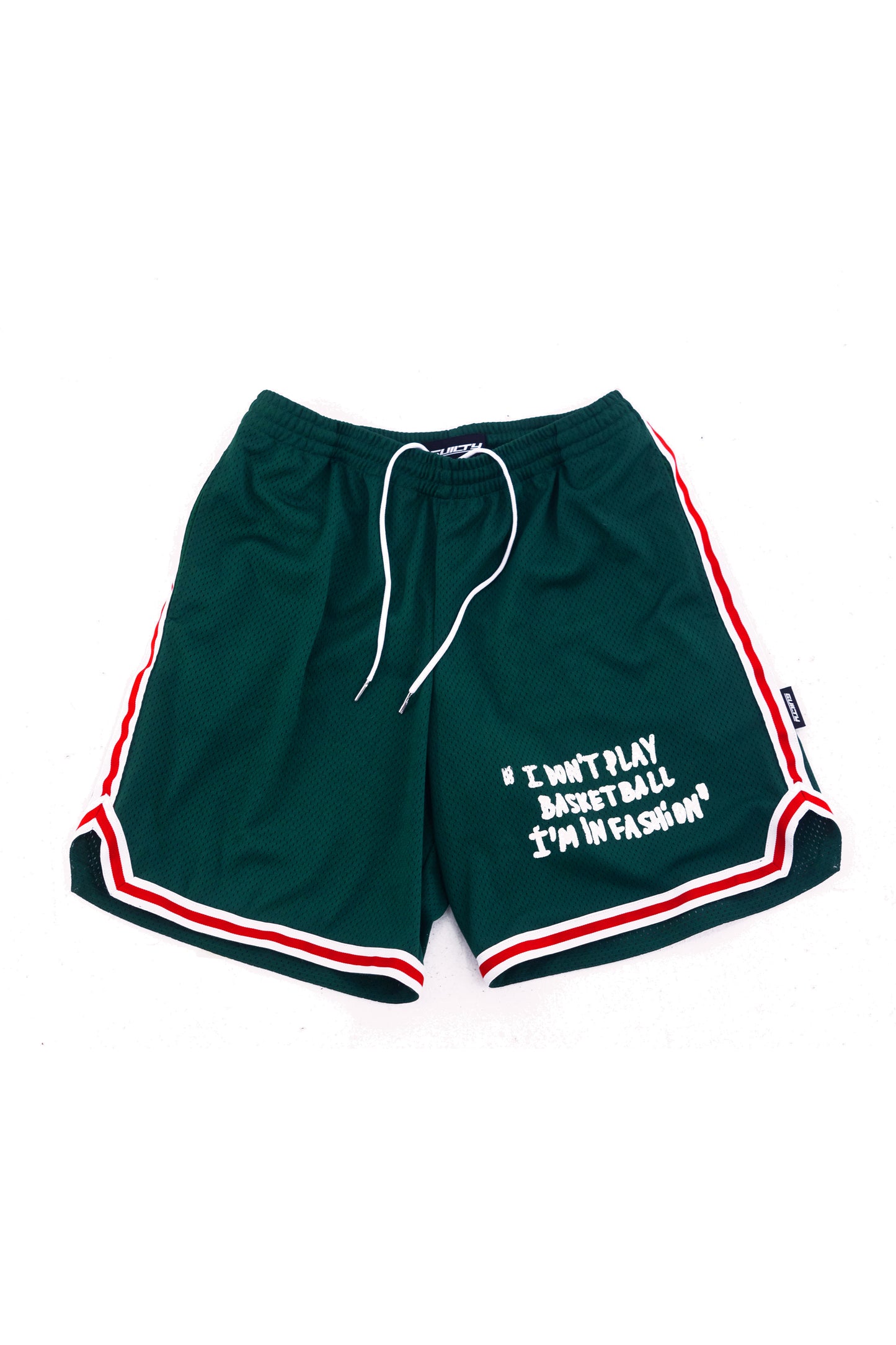 "I'M IN FASHION" Green Shorts