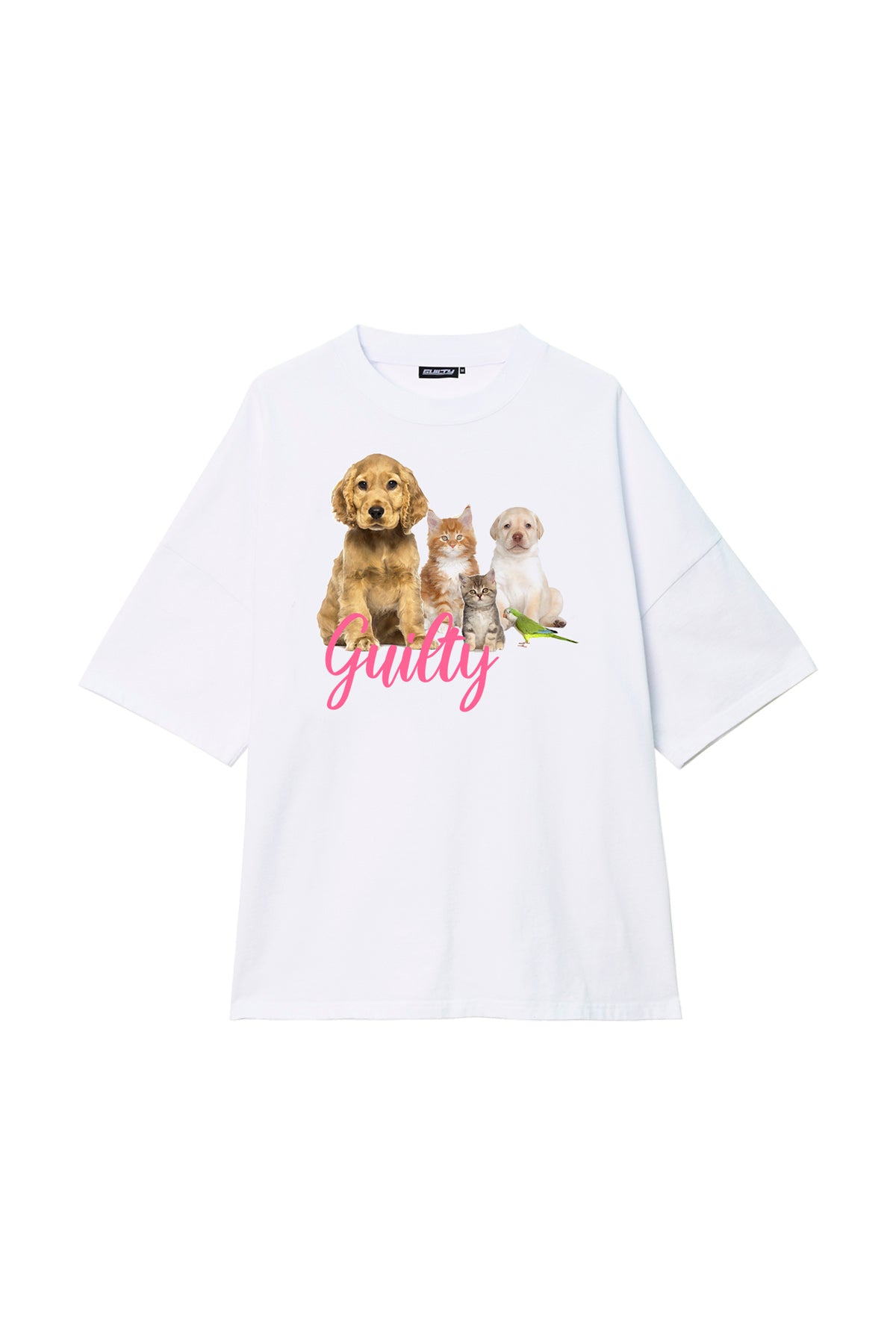 White Oversized Doggy T-shirt (unisex)