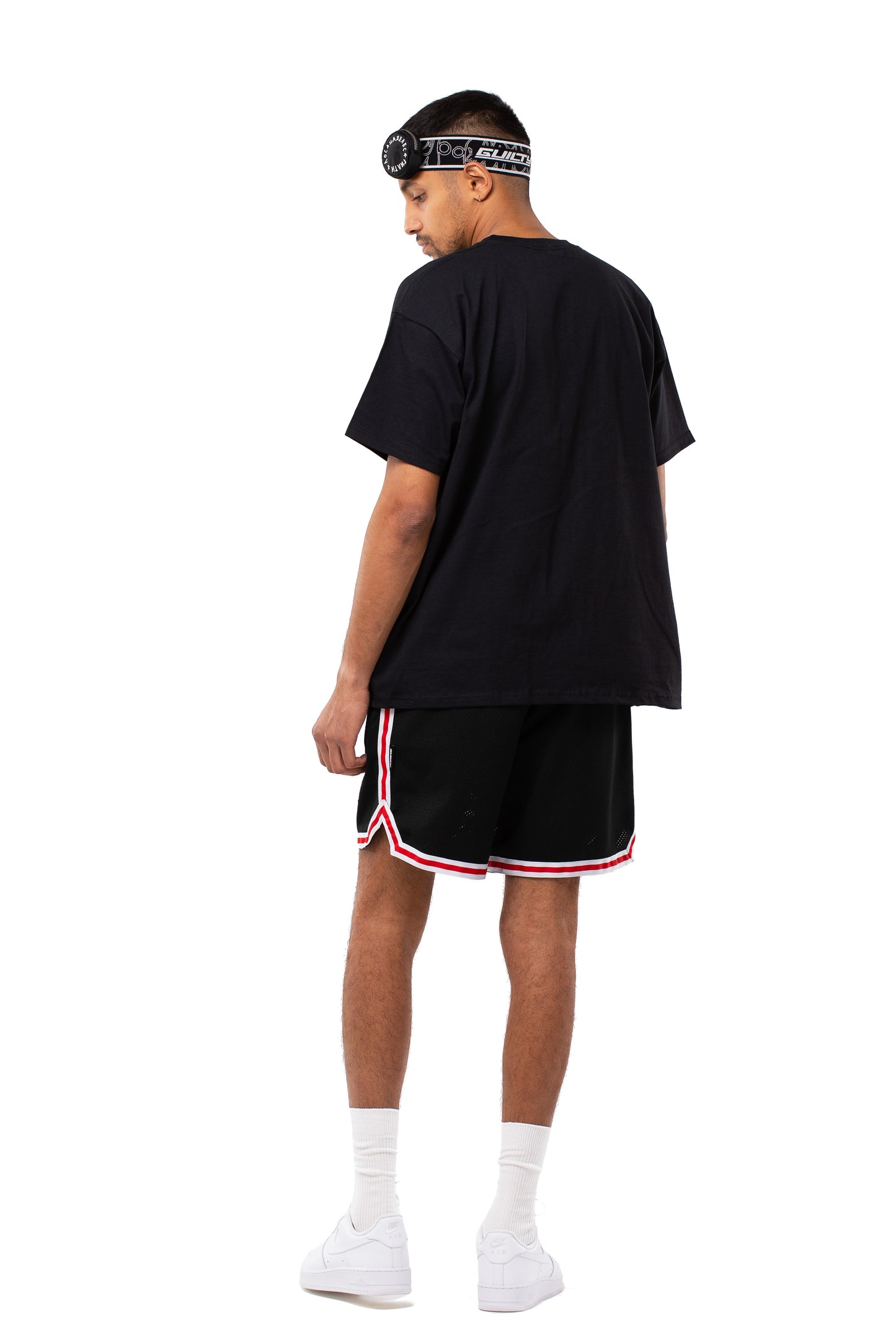 "GRAFFITI" Black Shorts